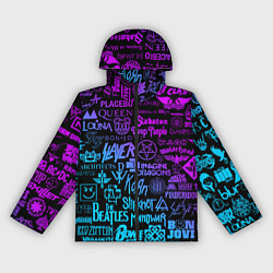 Женская ветровка ЛОГОТИПЫ РОК ГРУПП