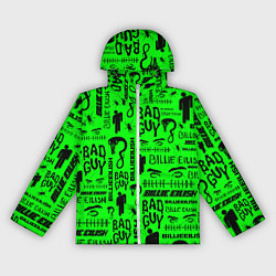 Ветровка с капюшоном женская Billie Eilish: Bad Guy, цвет: 3D-белый
