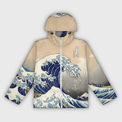 Женская ветровка Kanagawa Wave Art