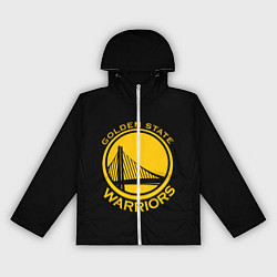 Ветровка с капюшоном женская GOLDEN STATE WARRIORS, цвет: 3D-белый