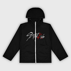 Ветровка с капюшоном женская STRAY KIDS, цвет: 3D-белый