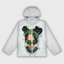 Ветровка с капюшоном женская BILLIE EILISH, цвет: 3D-белый