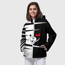 Ветровка с капюшоном женская Monokuma, цвет: 3D-белый — фото 2