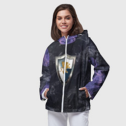 Ветровка с капюшоном женская Heroes of Might and Magic, цвет: 3D-белый — фото 2