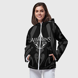 Ветровка с капюшоном женская Assassin’s Creed, цвет: 3D-белый — фото 2