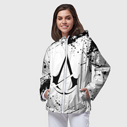Ветровка с капюшоном женская ASSASSINS CREED, цвет: 3D-белый — фото 2