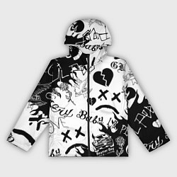 Ветровка с капюшоном женская LIL PEEP, цвет: 3D-черный