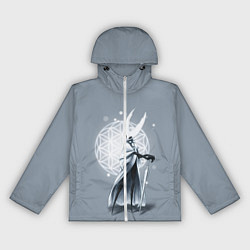 Ветровка с капюшоном женская Hollow Knight, цвет: 3D-белый