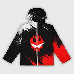 Ветровка с капюшоном женская GURREN LAGANN, цвет: 3D-белый