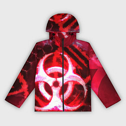 Ветровка с капюшоном женская Plague Inc LB Oko, цвет: 3D-черный