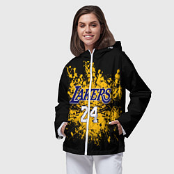 Ветровка с капюшоном женская Kobe Bryant, цвет: 3D-белый — фото 2