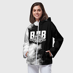 Ветровка с капюшоном женская ВДВ, цвет: 3D-белый — фото 2