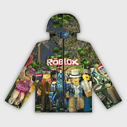 Ветровка с капюшоном женская ROBLOX, цвет: 3D-черный