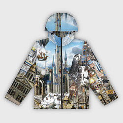 Ветровка с капюшоном женская HEROES, цвет: 3D-черный