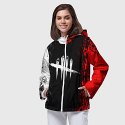 Ветровка с капюшоном женская DEAD BY DAYLIGHT, цвет: 3D-белый — фото 2