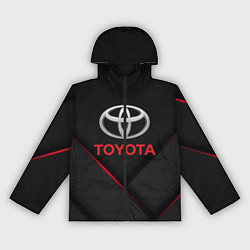 Ветровка с капюшоном женская TOYOTA, цвет: 3D-черный