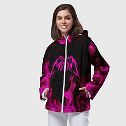 Ветровка с капюшоном женская ПОШЛАЯ МОЛЛИ, цвет: 3D-белый — фото 2