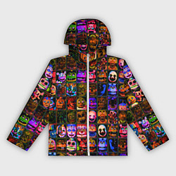 Ветровка с капюшоном женская Five Nights At Freddy's, цвет: 3D-белый