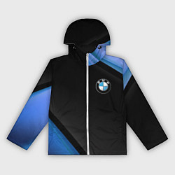 Ветровка с капюшоном женская BMW, цвет: 3D-белый