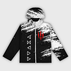 Ветровка с капюшоном женская ВЕДЬМАК, цвет: 3D-белый