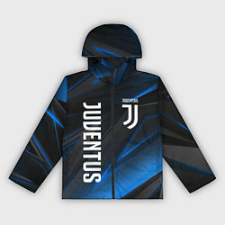 Ветровка с капюшоном женская JUVENTUS, цвет: 3D-черный