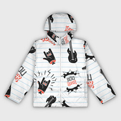 Ветровка с капюшоном женская Ты рокер, цвет: 3D-белый