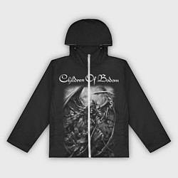 Ветровка с капюшоном женская Children of Bodom 16, цвет: 3D-белый