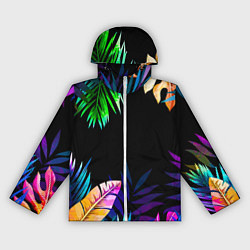 Женская ветровка Тропическая Ночь