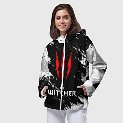 Ветровка с капюшоном женская The Witcher, цвет: 3D-белый — фото 2