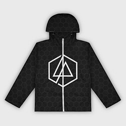 Ветровка с капюшоном женская LINKIN PARK, цвет: 3D-белый