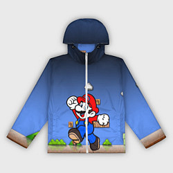 Ветровка с капюшоном женская Mario, цвет: 3D-белый