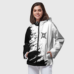 Ветровка с капюшоном женская METALLICA МЕТАЛЛИКА, цвет: 3D-черный — фото 2