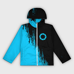 Ветровка с капюшоном женская PORTAL ПОРТАЛ, цвет: 3D-белый