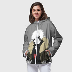 Ветровка с капюшоном женская UNDERTALE, цвет: 3D-белый — фото 2