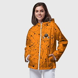 Ветровка с капюшоном женская КОРОЛЬ И ШУТ, цвет: 3D-белый — фото 2