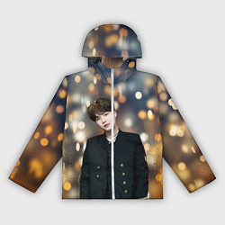 Ветровка с капюшоном женская MIN YOONGI, цвет: 3D-белый