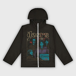 Ветровка с капюшоном женская The Doors, цвет: 3D-белый