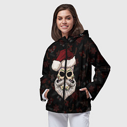 Ветровка с капюшоном женская El Santa, цвет: 3D-черный — фото 2