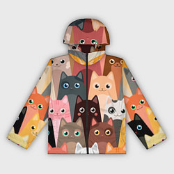 Женская ветровка Котики мультяшные