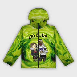 Ветровка с капюшоном женская Репер - OG Buda, цвет: 3D-черный