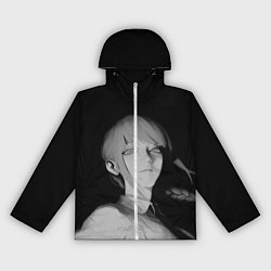 Ветровка с капюшоном женская Makima Chainsaw Man, цвет: 3D-белый