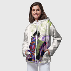 Ветровка с капюшоном женская SK8 the Infinity, цвет: 3D-белый — фото 2
