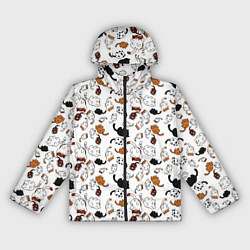 Женская ветровка Коты Паттерн