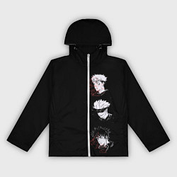 Ветровка с капюшоном женская Jujutsu Kaisen, цвет: 3D-белый