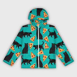 Женская ветровка Котики и Пиццы