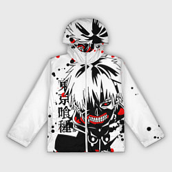 Ветровка с капюшоном женская ТОКИЙСКИЙ ГУЛЬ, цвет: 3D-белый
