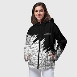 Ветровка с капюшоном женская МАНИЖА ПЕСНИ MANIZHA Z, цвет: 3D-черный — фото 2