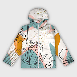 Женская ветровка Цветы