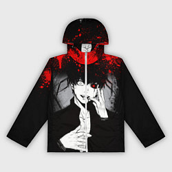 Ветровка с капюшоном женская ТОКИЙСКИЙ ГУЛЬ TOKYO GHOUL, цвет: 3D-белый