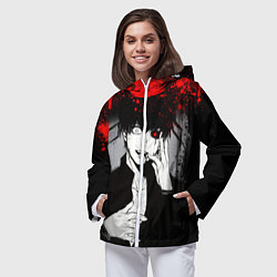 Ветровка с капюшоном женская ТОКИЙСКИЙ ГУЛЬ TOKYO GHOUL, цвет: 3D-белый — фото 2